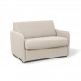 DAN - Fauteuil couchage rapide 100x190 en tissu - Beige