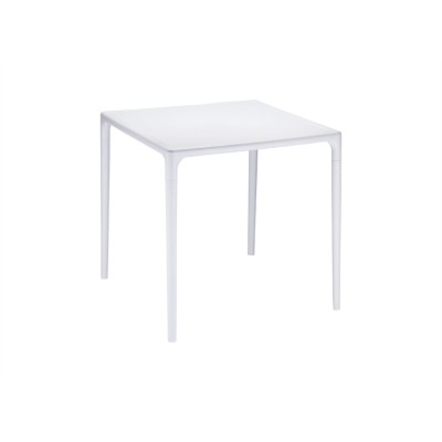 GOZA - Table carrée 80cm PP Intérieur/ Extérieur - Gris