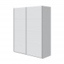 Armoire penderie 2 portes coulissantes L150 x H200cm - Blanc