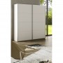 Armoire penderie 2 portes coulissantes L150 x H200cm - Blanc