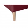 Canapé d'angle scandinave convertible réversible avec coffre en velours - Bordeaux