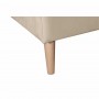 Canapé d'angle scandinave convertible réversible avec coffre en velours - Grège