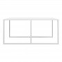 Table basse rectangulaire 102 x 67 cm - Blanc