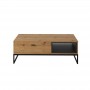 OLIE - Table basse 1 tiroir 120 cm - Bois