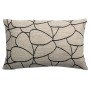 Coussin Dany Blanc/noir 40 x 65