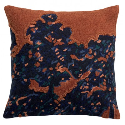 Coussin Mara brodé Ginger 45 x 45