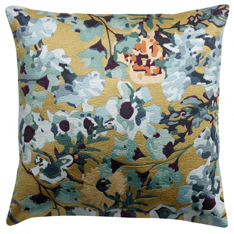 Coussin Hortense brodé Multico 45 x 45