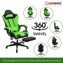 Chaise ergonomique de jeu ou de bureau Herzberg Vert
