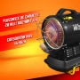 Canon à chaleur infrarouge diesel ou pétrole 20Kw - 68240 Btu/H - Warmtech