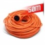 Allonge électrique 50m-3g*1.5mm2 Orange - I-Watts