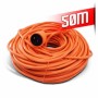 Allonge électrique 50m-3g*1.5mm2 Orange - I-Watts