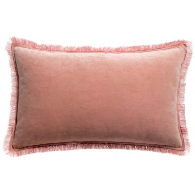 Coussin uni Fara Pink 30 x 50