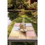 Set de table enduit Fatou recyclé Rouge 33 x 48