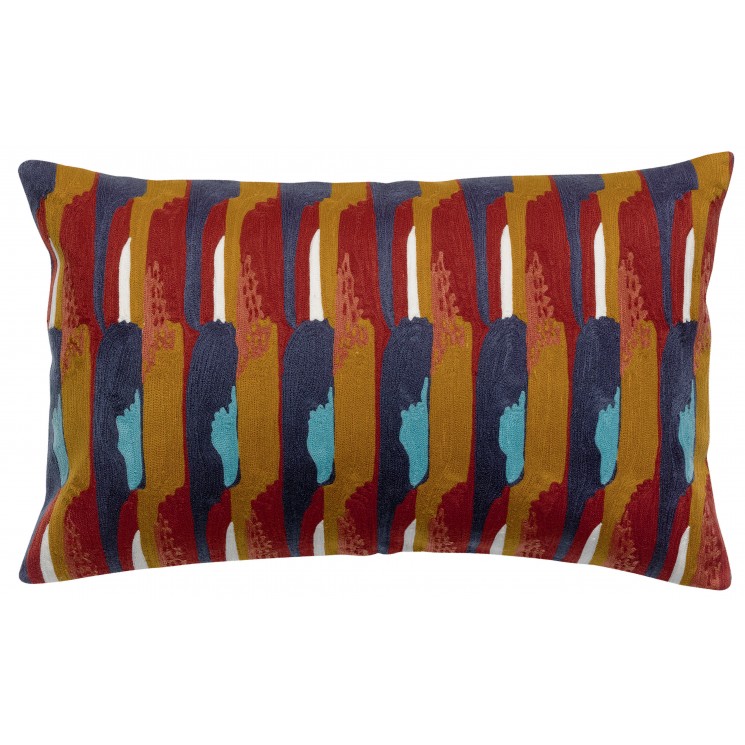 Coussin brodé Nina Rubis 40 x 65