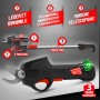 Sécateur rechargeable 7.2V lithium avec perche télescopique - Elem Garden