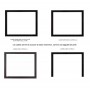 Pour Insert PORTIMAO-C-695-S Option Cadre 3 côtés Acier CADRE 3L - Dimensions :756x576x40mm