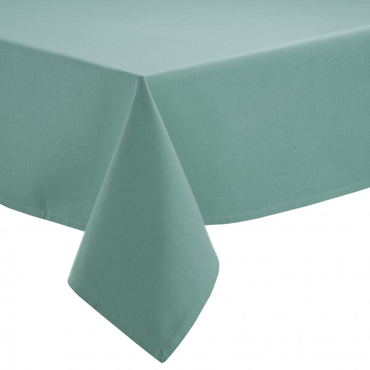 Nappe Bio Gamme unie Vert de gris 150 x 250