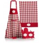 Tablier de cuisine Saveurs d'autrefois Rouge 72 x 85