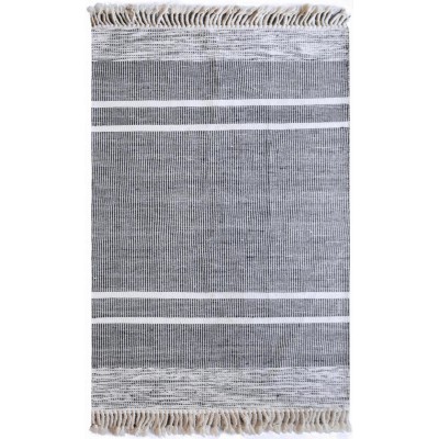 Tapis Kolena Noir/Blanc 120 X 180