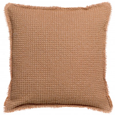 Coussin Maia Chambray Bronze 45 x 45