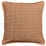 Coussin stonewashed Maia Chambray Bronze 45 x 45