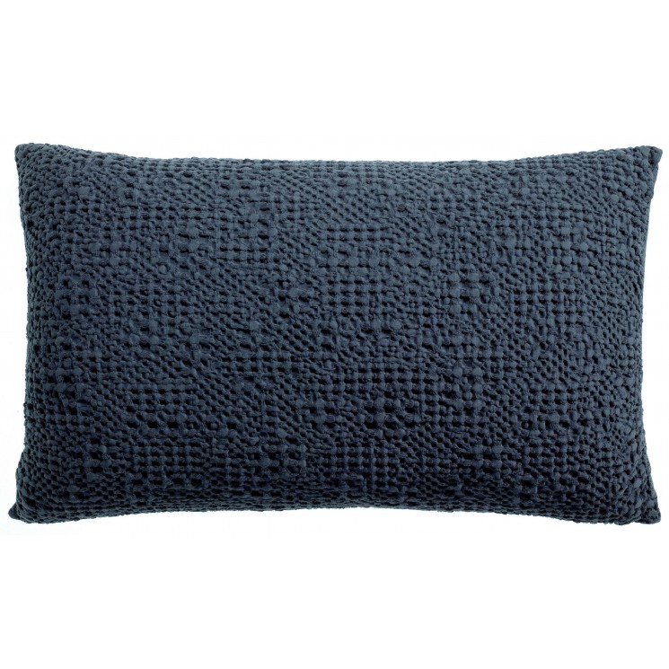 Coussin stonewashed Tana Cobalt 40 x 65