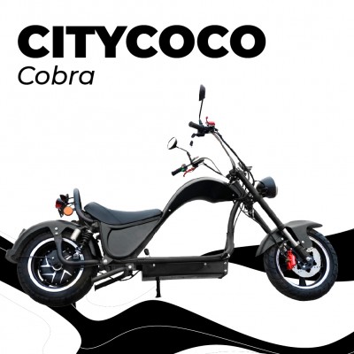CityCoco Cobra homologué route 2000W / 24 AH  (Double batterie en option))