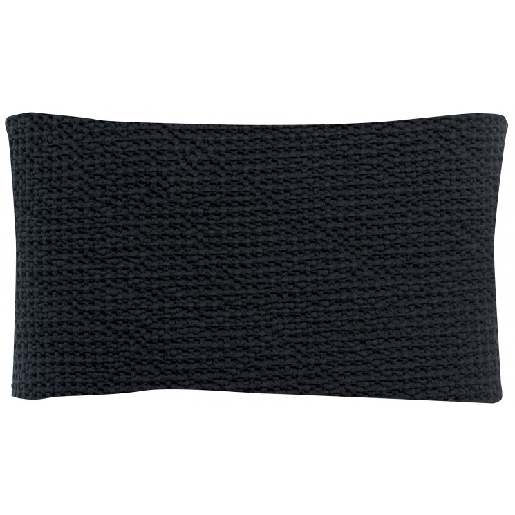 Coussin stonewashed Maia Caviar 30 x 50