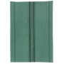 Torchon Metis Kilia rayures Vert de gris 50 x 70