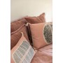 Coussin uni Fara Bois de rose 45 x 45