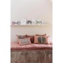 Coussin uni Fara Bois de rose 45 x 45