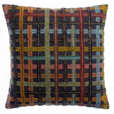 Coussin brodé Soline Ambre 45 x 45