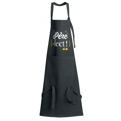 Tablier de cuisine Père-fect recyclé Noir 72 x 90