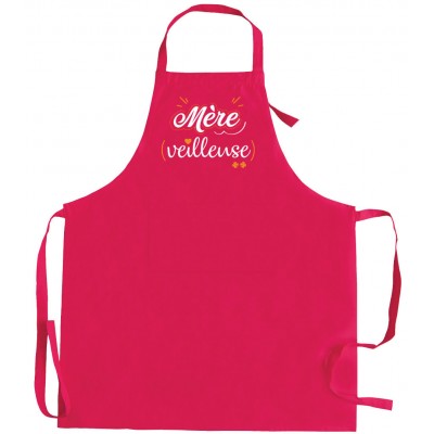 Tablier de cuisine Mère-veilleuse recyclé Rose 72 x 90