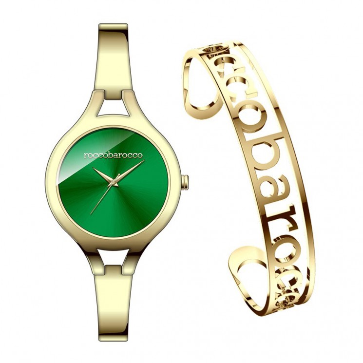 Rocco Barocco RB.2216S-08M Montre Femmes et Bracelet Set