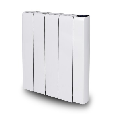 Radiateur à inertie céramique 1000W - Thermostat digital, timer 7 jours - Fixation murale - Warm Tech