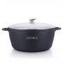 Royalty Line RL-BS44M; Casserole profonde avec le revêtement marbre 44cm