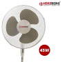 Herzberg HG-8018: Ventilateur oscillant sur pied 16 pouces