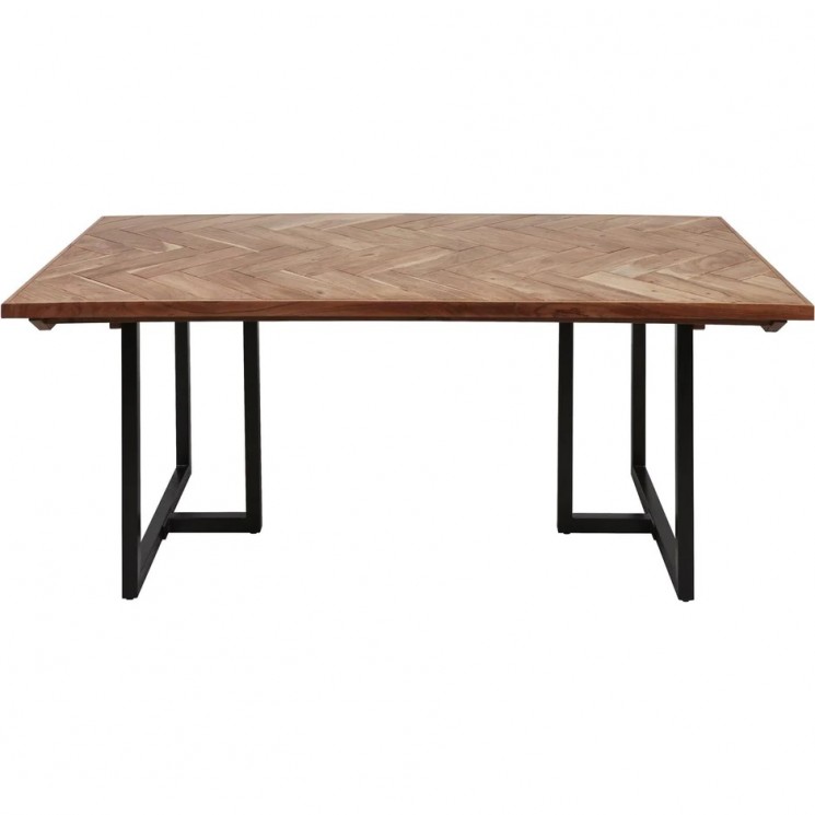 Table de repas 29794NA - HAMILTON Marron - Lot de 1