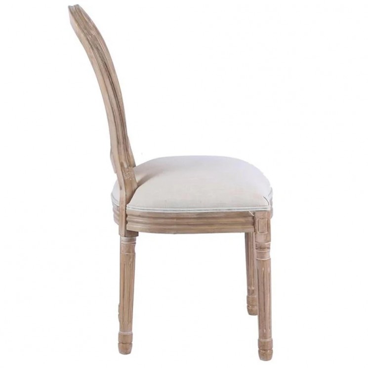 Chaise 65821NA - HEVEA Beige - Lot de 2