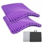 Herzberg HG-03169: Coussin de siège en gel - violet