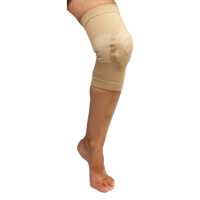 Wellys Bandage de genou en bambou avec coussin d'articulation - Hommes