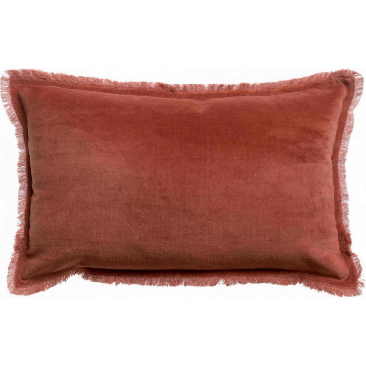 Coussin uni Fara Sienne 30 x 50