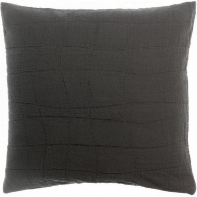 Coussin recyclé Titou Carbone 45 x 45