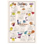 Torchon Shadoks Calendrier 2025 Ecru 48 x 72