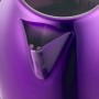 Herzberg HG-5011PUR: Bouilloire électrique 1.8L 1500W en acier inoxydable - Violet
