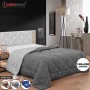 Herzberg Couette En Microfibre Bicolore - 140x200cm Bleu