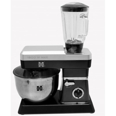 Herzberg HG-5065: 2 en 1 6.5L Stand Mixer et 1.7 Blender - 1200W Rouge