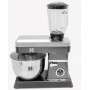 Herzberg HG-5065: 2 en 1 6.5L Stand Mixer et 1.7 Blender - 1200W Rouge