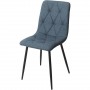 Chaise 58301BU - SAMY Bleu - Lot de 4